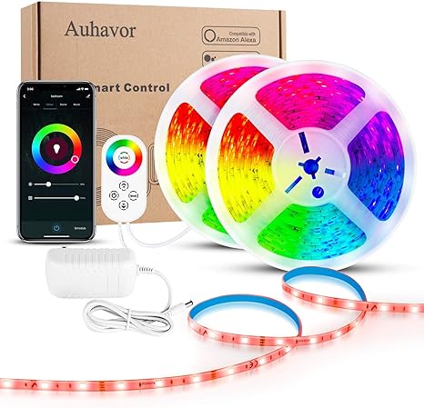 cinta de luz led multicolor amanecer no