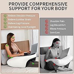 Olumoon Reading Pillow, Lap Desk Pillow for