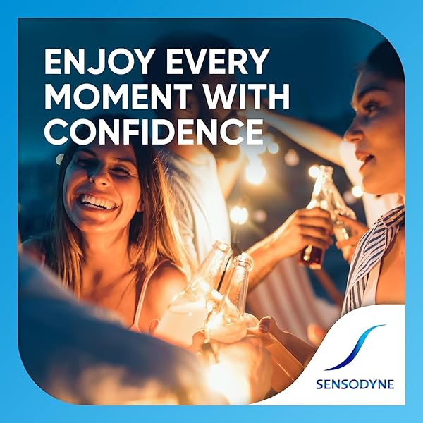 SENSODYNE EXTRA WHITENING SENSITIVE TEETH AND CAVITY PREVENTION WHITENING TOOTHPASTE, AMAZON EXCLUSIVE, COOL MINT -4 OUNCES (PACK OF 3)