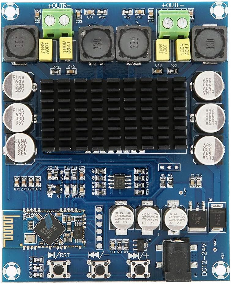 Neufday Dual Channel Module 120W Digital Power Amplifier Board Audio Amplifier Board