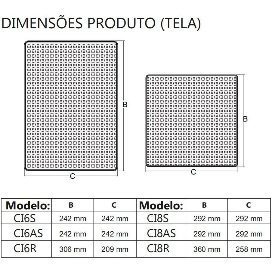Caixa Acústica de Embutir JBL CI6S Plus Arandela Quadrada 160W