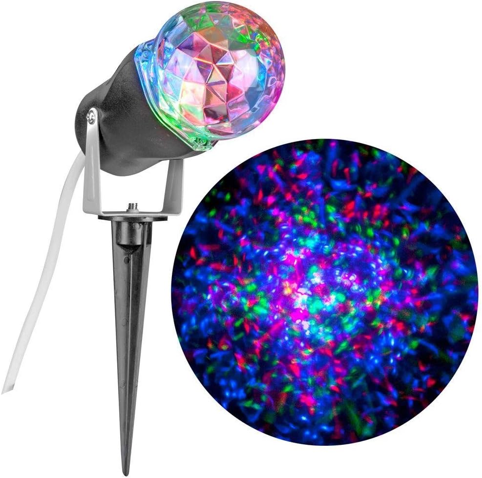LightShow RGB Christmas Light Projection- Colorful Swirling Lights