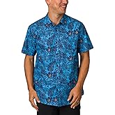 Reef Mens Reef Tyson Short Sleeve 1 Pocket Classic Shirt