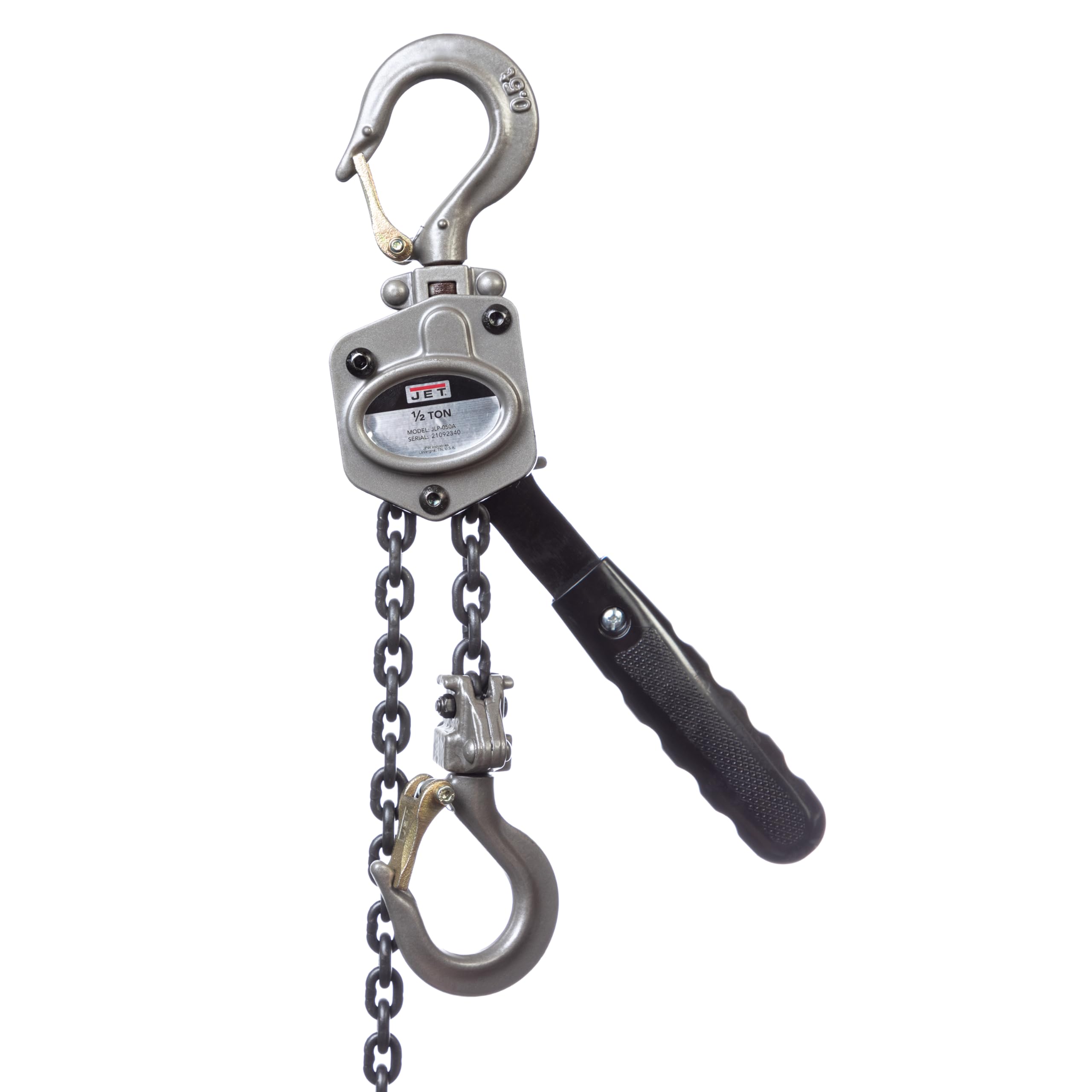 JET 1/2-Ton Mini-Puller Lever Hoist, 15′ Lift (Model JLP-050A-15)