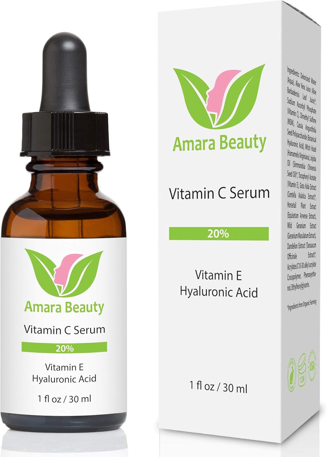 Vitamin C Serum for Face 20% - With Hyaluronic Acid & Vitamin E - 30 ml, 30 ml (Pack of 1) - Image 3