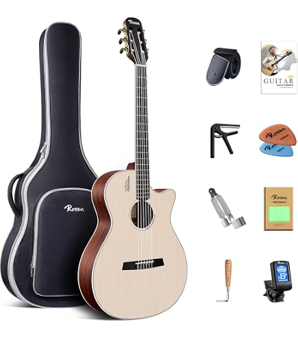 Amazon.com: Applause Acoustic Guitar Jump Slope Shoulder