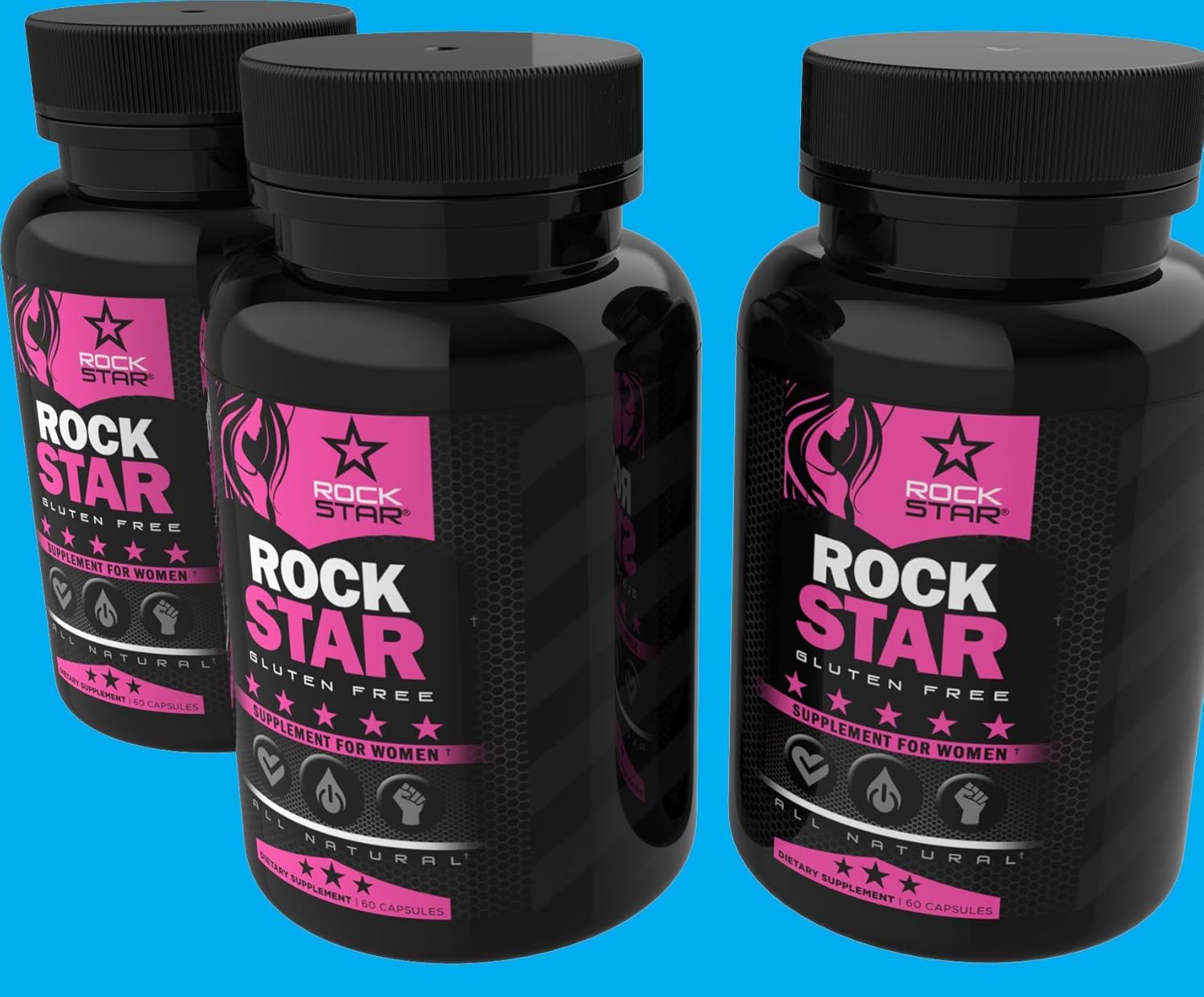 Rockstar Supplement Pills for Women, 60 Capsules: Health & Personal Care