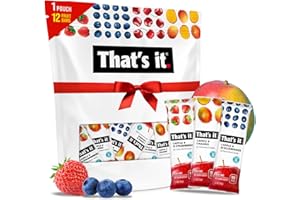That's it. Variety Pack 100% Natural Real Fruit Bar, Best High Fiber Vegan, Gluten Free Healthy Snack, Paleo for Children & Adults, Non GMO No Added Sugar, No Preservatives Energy Food (12 Pack)