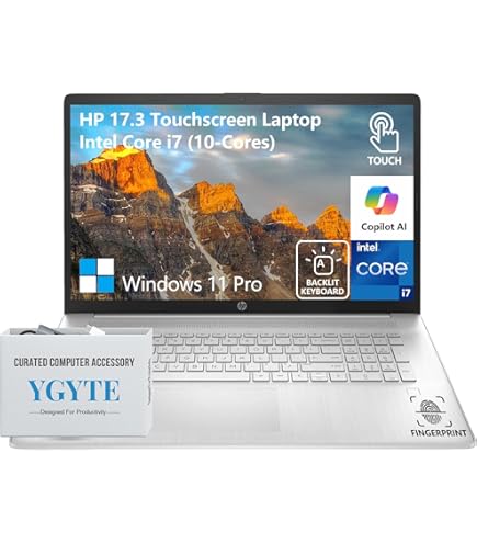 Amazon.com: HP 2025 17 Inch Touchscreen Laptop Computer, 17.3 HD+