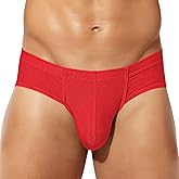 Casey Kevin Mens Silk Briefs Soft Mesh Breathable Underwear Bulge Pouch Low Rise Panties Cooling Bikini Underpants