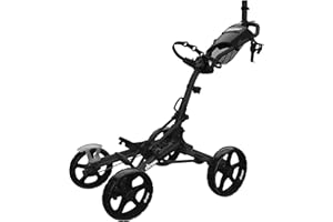 Clicgear Model 8.0+ Golf Push Cart, 4-Wheel Foldable Walking Golf Cart