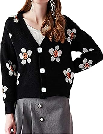 womens floral cardigan