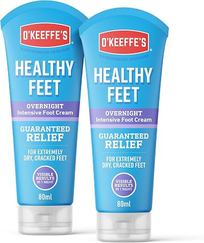 O’Keeffe’s Healthy Feet Overnight 2 x 80ml Intensive Foot Cream