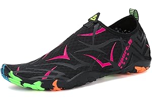 MISHANSHA Womens Mens Water Shoes Barefoot Aqua Shoes Quick Dry Beach Swim Shoe for Diving Kayaking Surfing Water Sports
