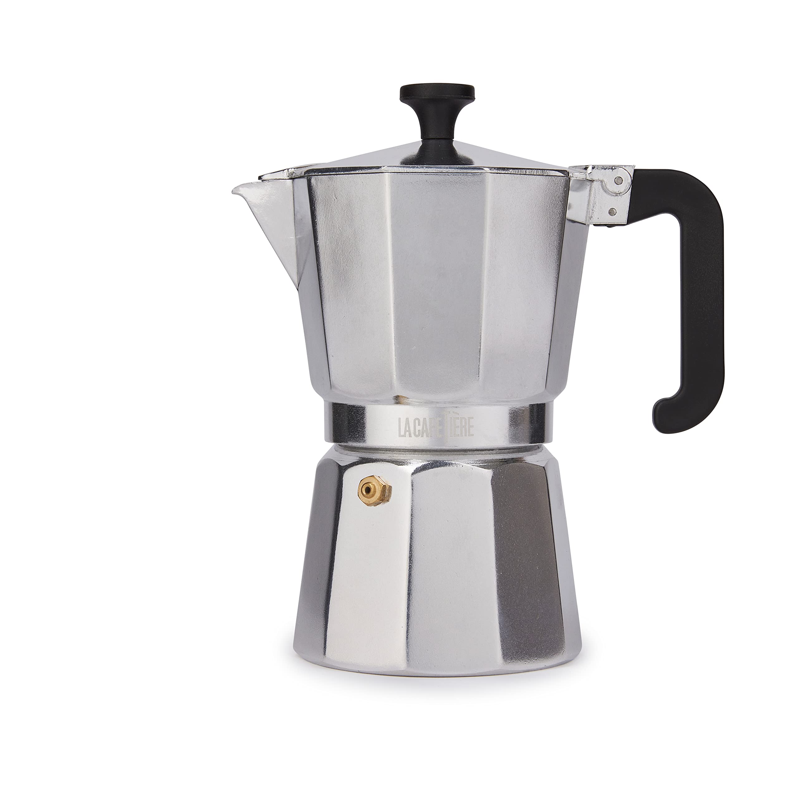La Cafetiere Venice Aluminium Espresso Maker 6 Cup (Silver), LCVEN6CPSIL