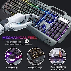 Wireless Gaming Keyboard Mouse Bluetooth Headset