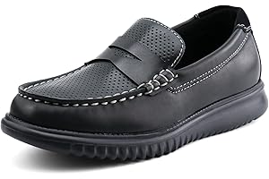 starmerx Boys Loafers Kids Casual Slip On School Shoes Girls Moccasin