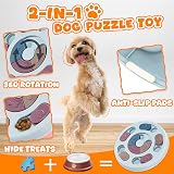 Flow fire Dog Puzzle Slow Feeder Interactive Toy Blue view 5