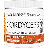 Host Defense Cordyceps Powder - Immune & Energy Support Supplement - Kidney Health Supplement with Cordyceps Mushrooms - Fitness Support Supplement to Aid Oxygen Uptake - 3.5 oz (66 Servings)*