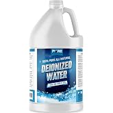 Ecoxall Deionized Water, 1 Gallon | Demineralized for Steam Cleaner, Mops, Irons, Humidifiers, Plants, Industrial or Deep Cleaning, Battery or Scientific Use