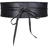 KRISP Damen Taillengürtel - Breiter Wickelgürtel Aus Weichem Kunstleder