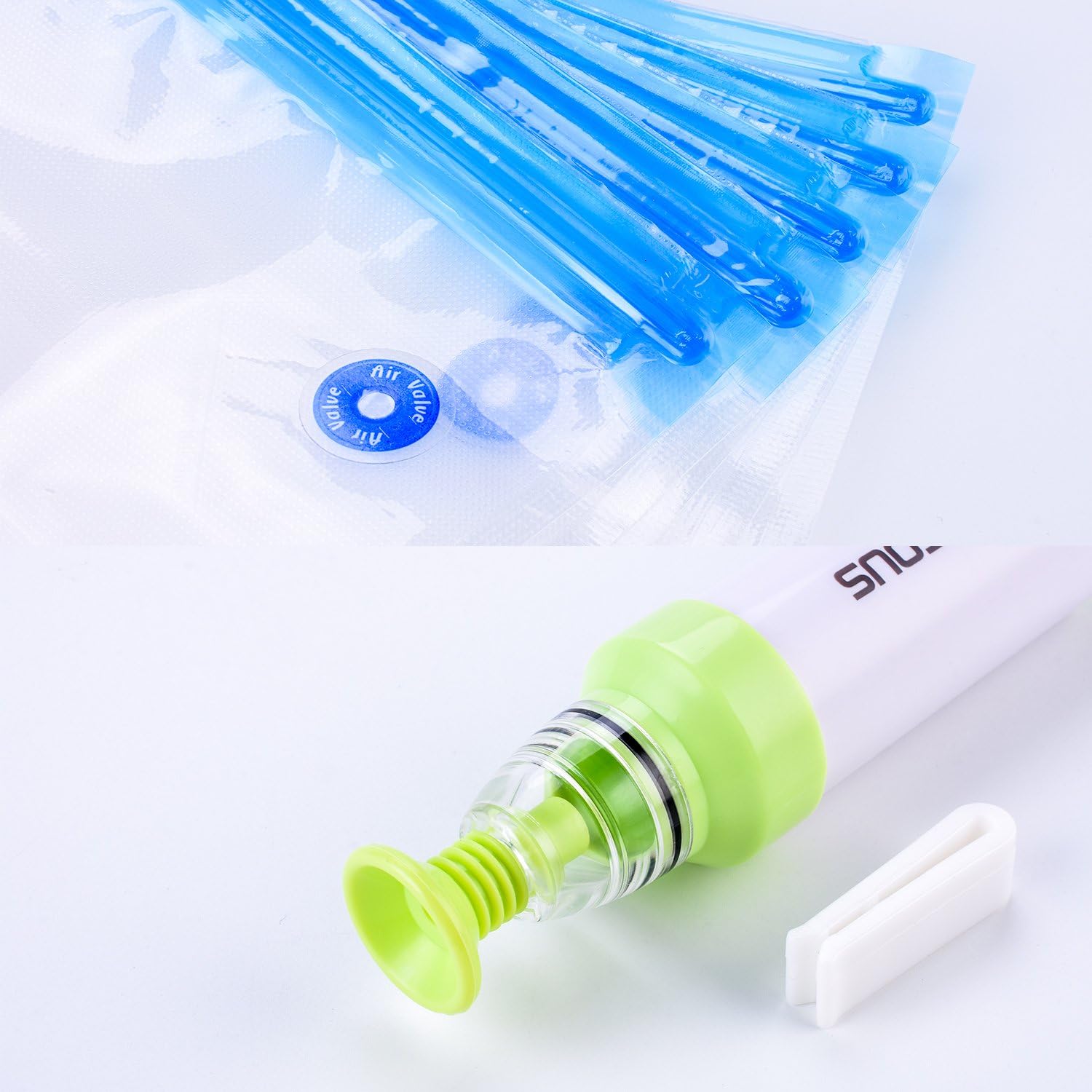 Sous Vide Bags with two white clips Kitchen & Dining
