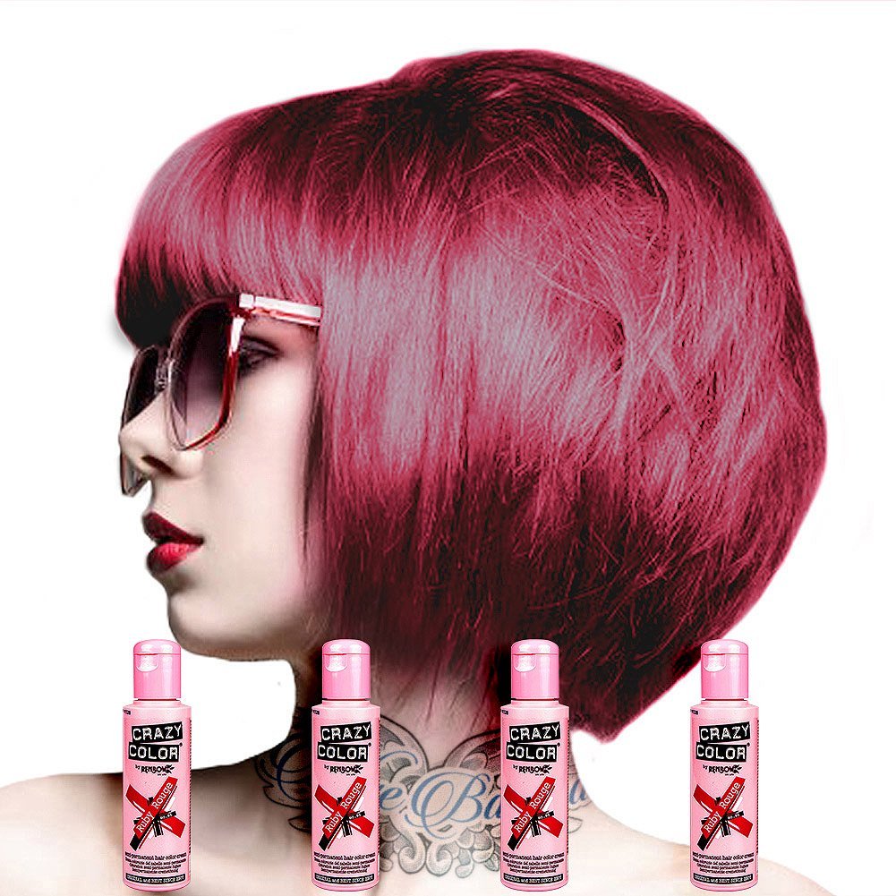 4 x Crazy Colour Ruby Rouge by Renbow — image 1