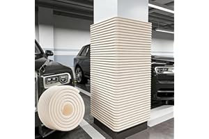 Self-Adhesive Pole Padding for Metal Columns - Waterproof Ga & Basement Pole Pad Replacement, Protective Wrap (Beige, 1pc) - 