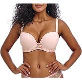 Freya Womens Love Crush Underwire Molded Plunge T-Shirt Bra