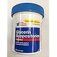 Glycerin Suppositories Laxative (for Children from 2-6 Years Old) Pack of 2 (Total 50 Counts)
