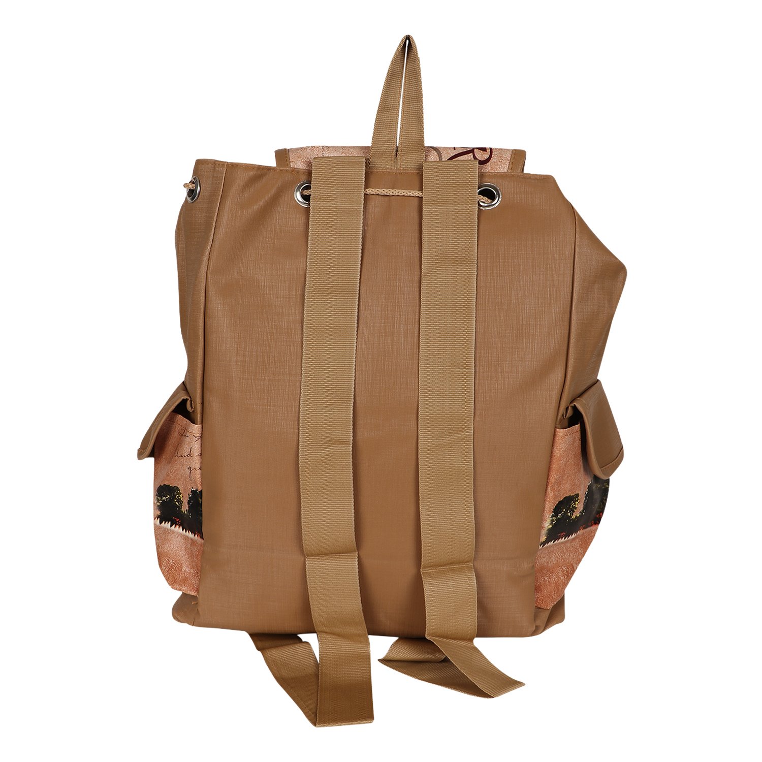 regalia women's pu leather multicolour backpack (bag134)