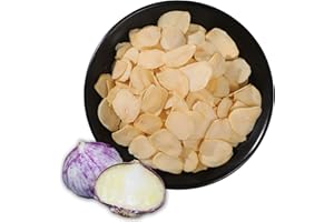 Dried Garlic Slices 300g，high-Quality Dry Garlic, Selected Large Garlic Slices