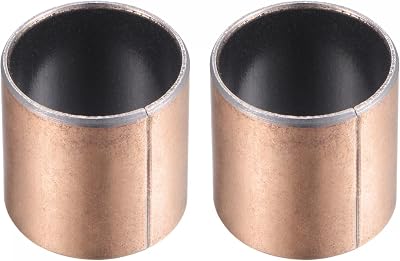 sourcing map Sleeve Bearing 18mm Bore 20mm OD 20mm Length Oilless Bushing 2pcs