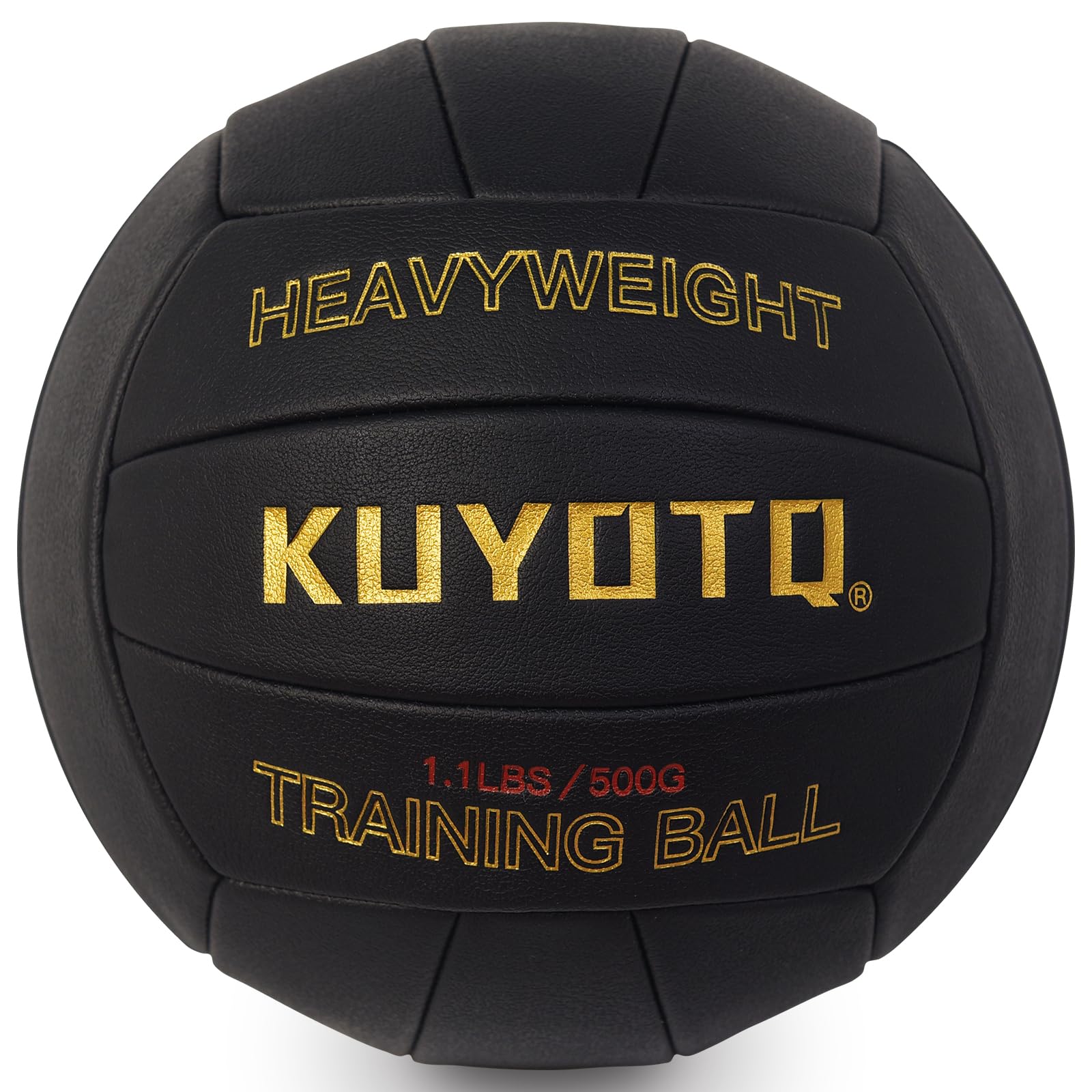 Photo 1 of KUYOTQ 1.1LBS Weighted Heavy Volleyball - Serve Trainer Setter Volleyball Training Ball Equipment Official Size 5, Microfiber Composite Leather Construction - Soft Grip, Durable(Deflated)