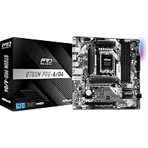 ASRock B760M Pro-A D4 Micro ATX Motherboard, Intel 14th/13th/12th