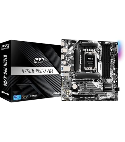 Amazon.com: ASRock B760M Pro-A/D4 WiFi Micro ATX Motherboard