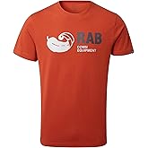 Rab Men's Stance Vintage Tee Organic Breathable Short-Sleeve Logo T-Shirt for Everyday Use