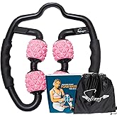 Foam Roller Deep Tissue Massager | Myofascial Massage Tools with Drawstring Gym Bag | Muscle Roller for Legs | Fit Roller Pro, High Density Foam Trigger Point Leg Circulation Massager