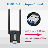 RyuuOto 1300Mbps USB WiFi Dongle Dual Band 2x5dBi Antennas Windows 11/10 view 6