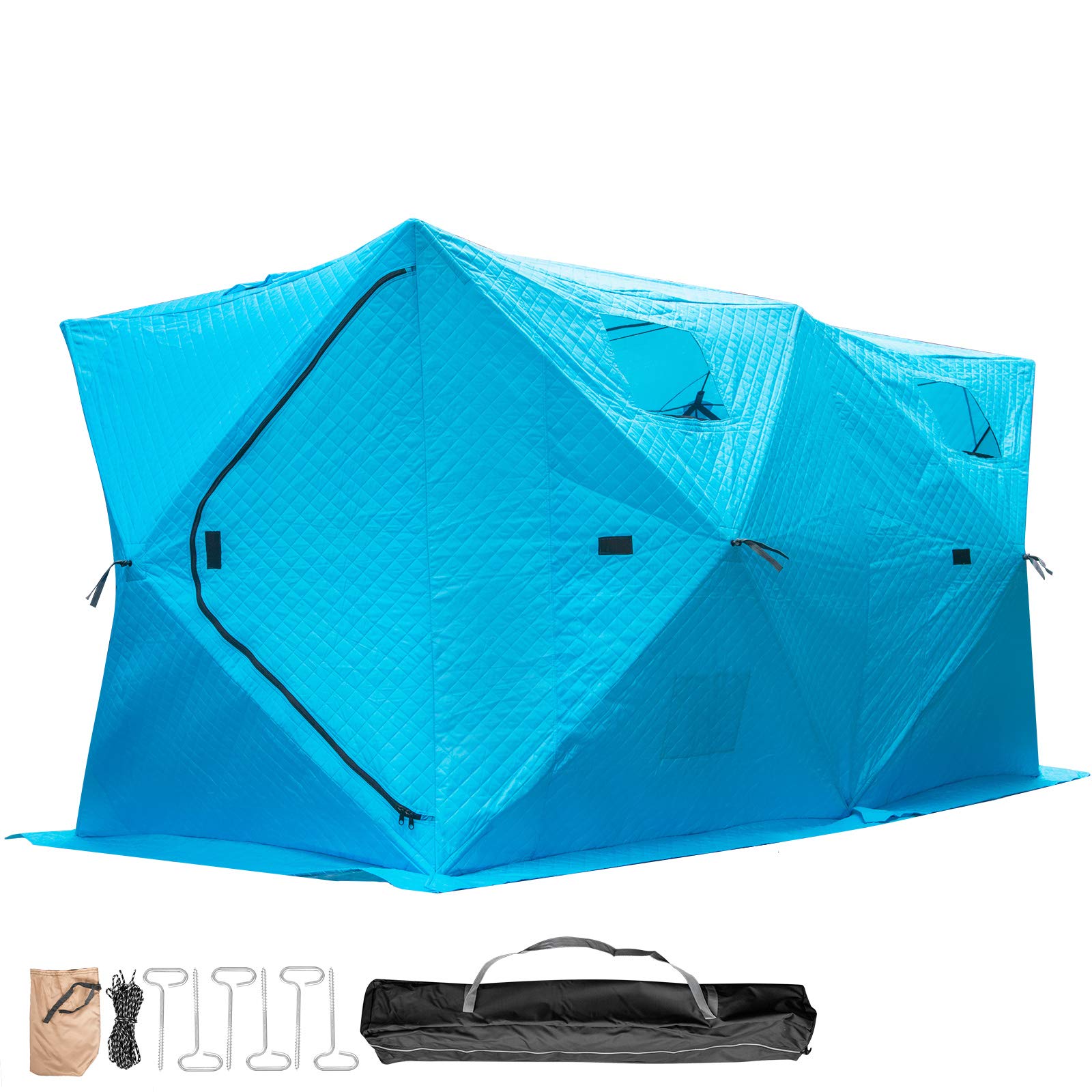 Popsport Ice Fishing Tent 8 Person Waterproof Popup Portable Ice