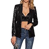 EXTRO&VERT Women Blazer Lightweight Long Sleeves Single Button Slim Casual Business Office Outfit