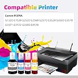 JoyPrinting GI-51 Ink Bottle 4 Pack Black Cyan Magenta Yellow for Canon Pixma view 2