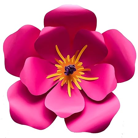 Hibiscus Petal 101 Giant Paper Flower Templates Kit 6 7 Sizes Amazon In Home Kitchen