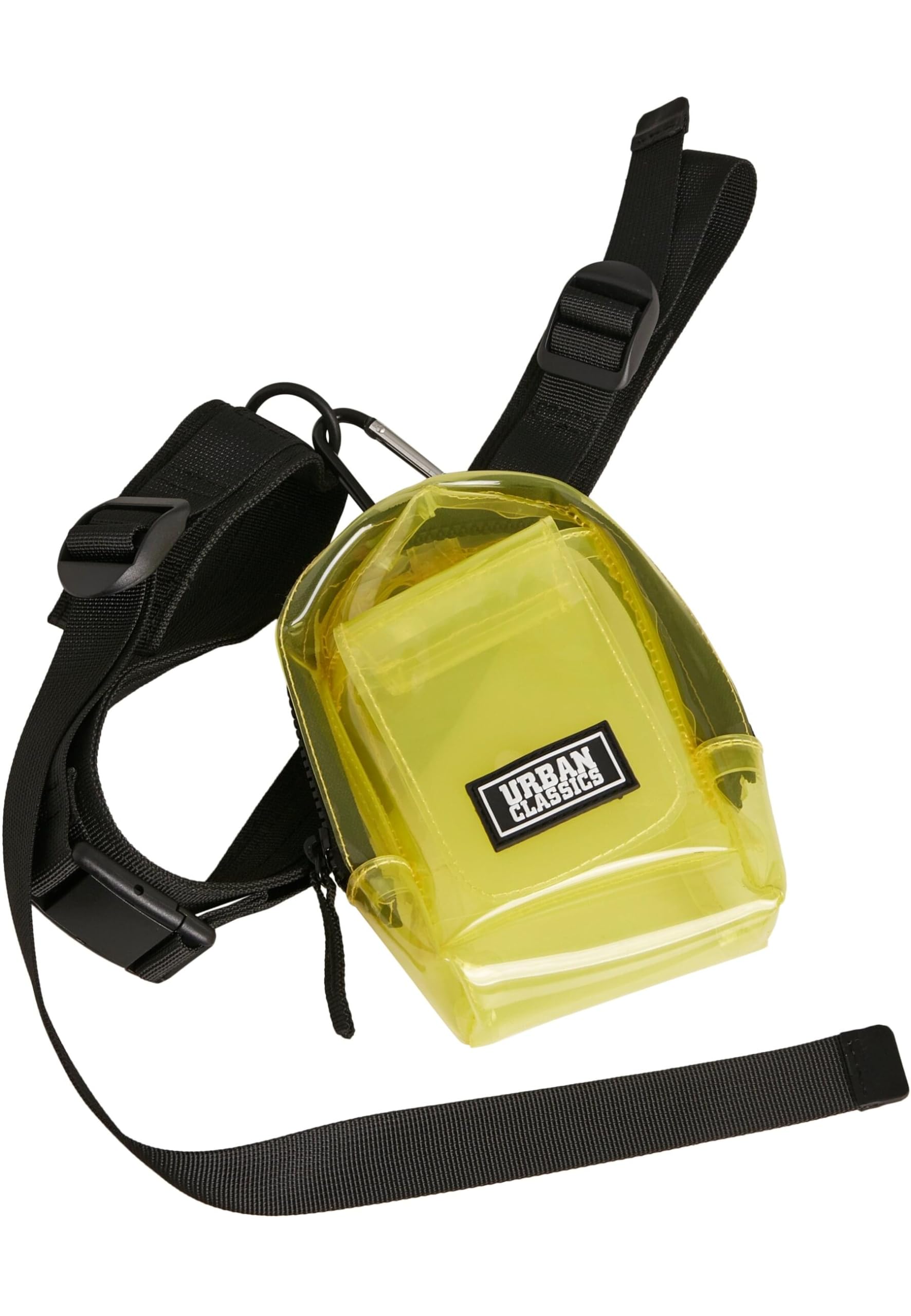 Urban Classics Unisex Utility Belt Bag Transparent, Yellow, L/XL, Bag