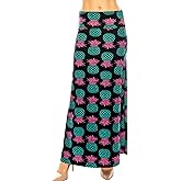 Eevee Women's Beautiful Fold Over Maxi Skirt (ONE Size)
