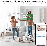 AOQEE Outdoor Security Camera 2K 3MP IP65 WiFi Alexa Night Vision view 7