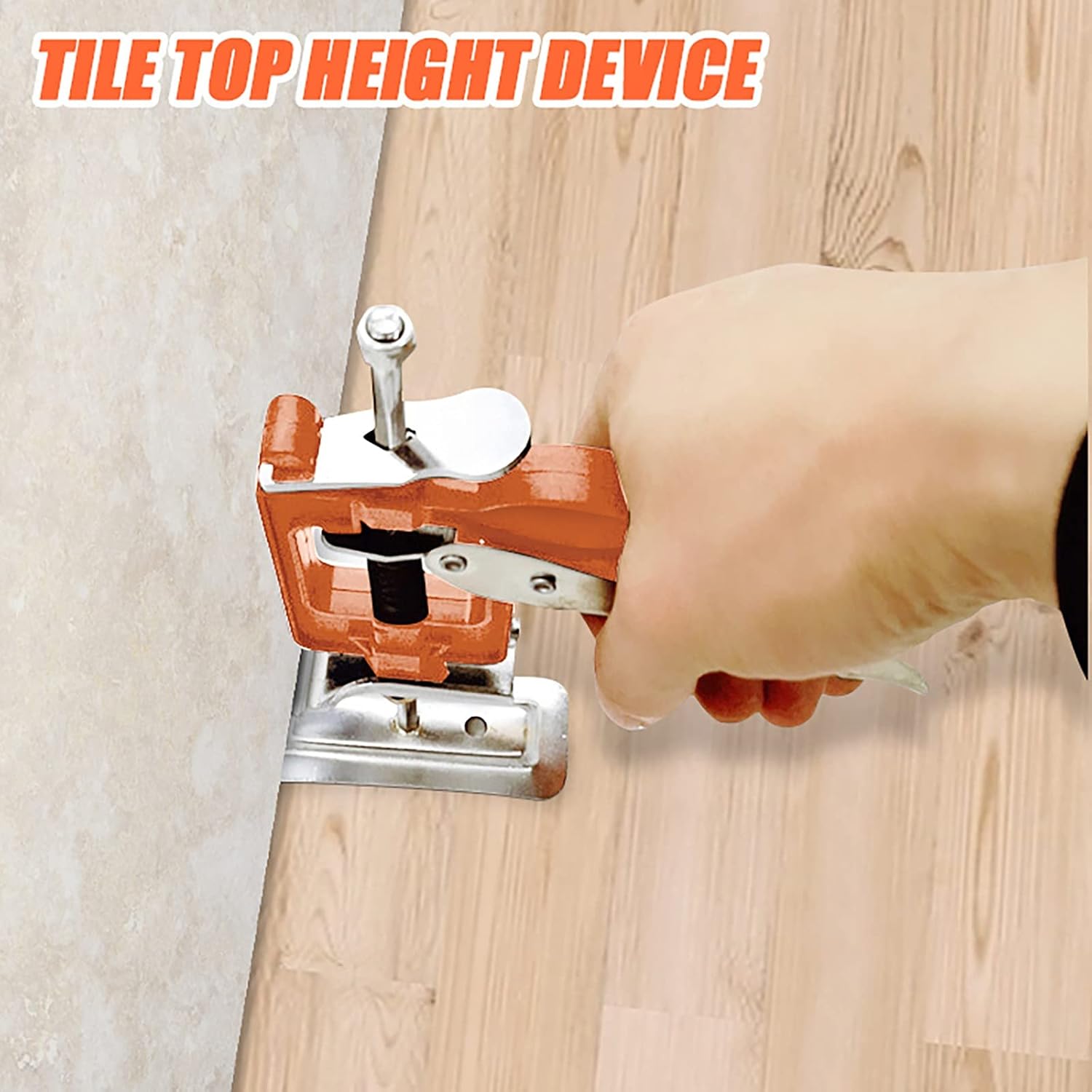 Egmy Pirate Arm Leveling Lifter Auxiliary Tool Lifting Leveler Heavy Duty Viking Arm Handheld Jack - Clamp Tool 100kgs (220lbs) Capacity for Flooring, Window, Cabinet, Desk, Deck Installation: Home Improvement