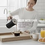andrew james Cafetiere 350ml Double Walled Stainless Steel Gift Set view 5