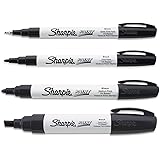 Sharpie Paint Marker Oil Based Black Kit X-Fine, Fine, Medium Bold