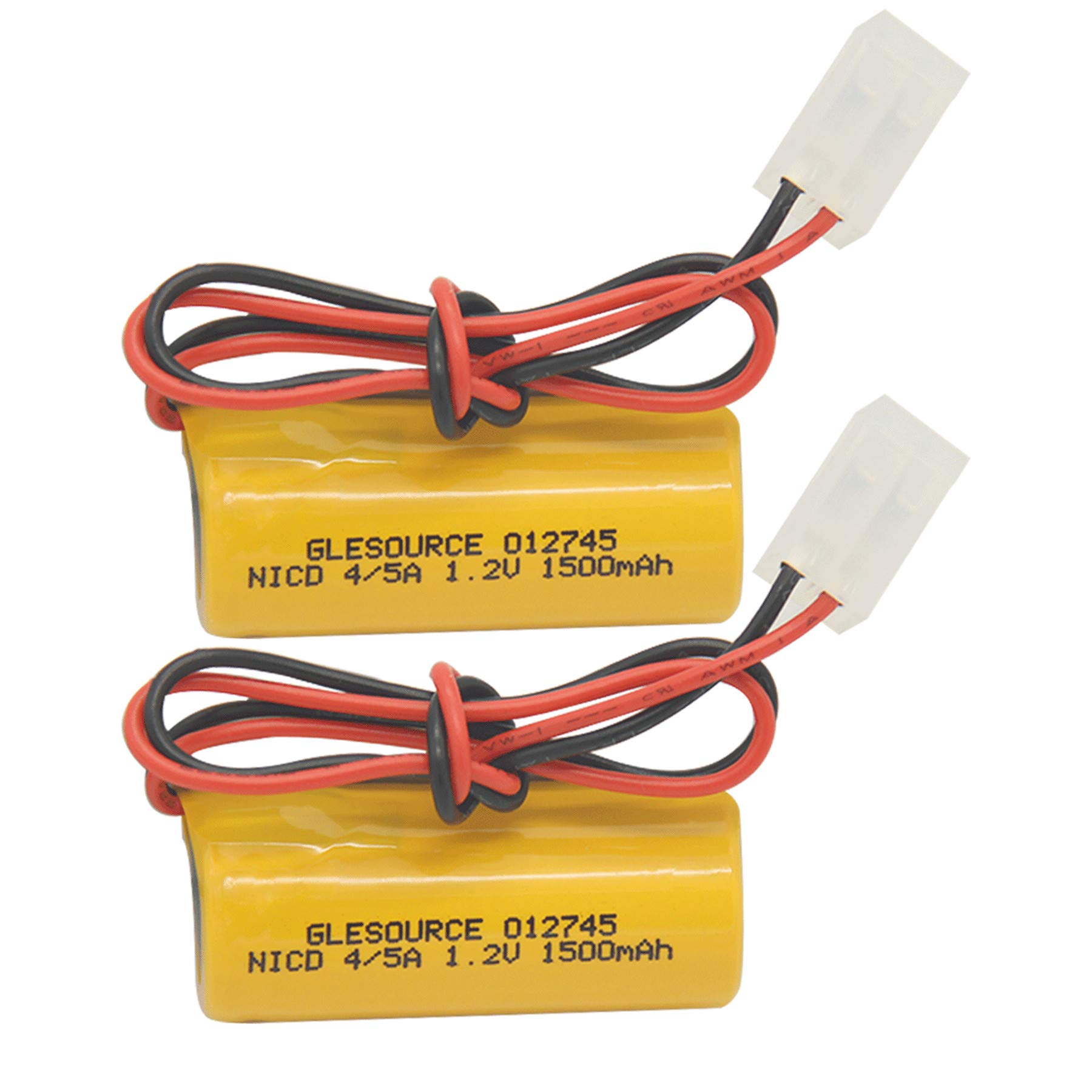 1.2V 1500mAh Emergency Lighting Replacement Battery - Replaces Thomas & Betts 012745 (2 Pack)